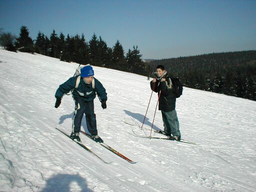 Filip na lyžích