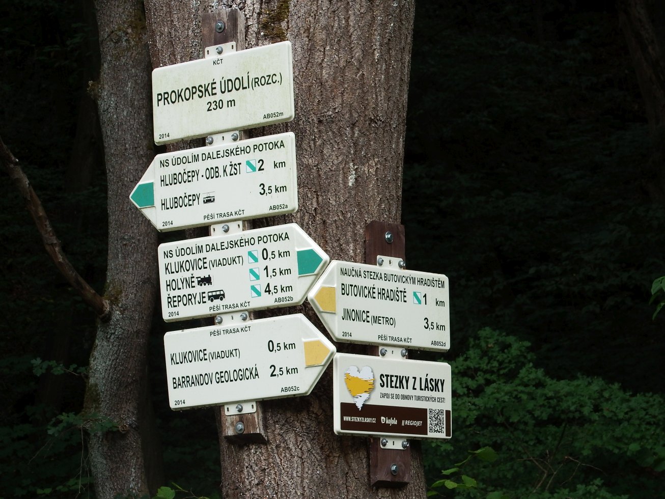 24. Turistické směrovky
